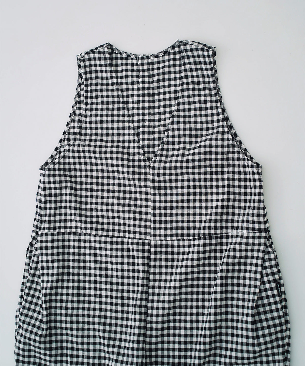 nest Robe | Linen Cotton Check Salopette