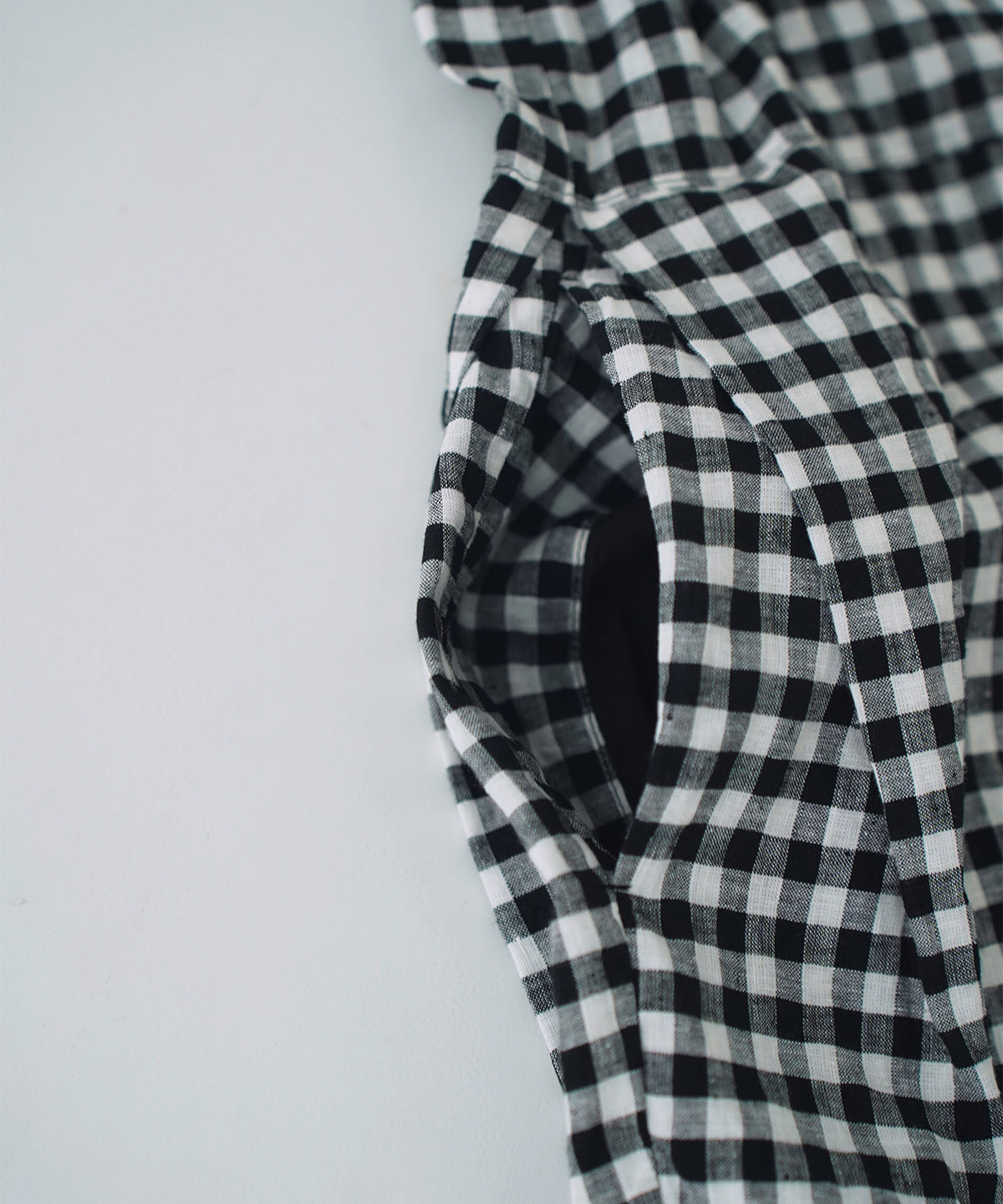 nest Robe | Linen Cotton Check Salopette