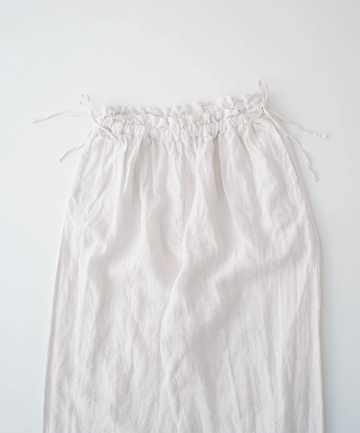 Linen Dot Jacquard Pants