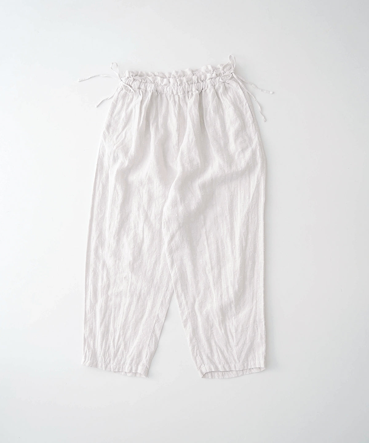 Linen Dot Jacquard Pants