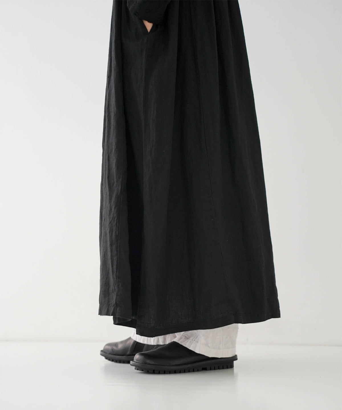 Linen Dot Jacquard Dress