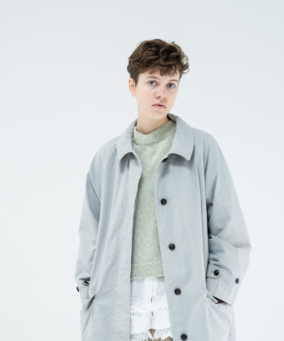 Supima Cotton Topcoat - Light Grey