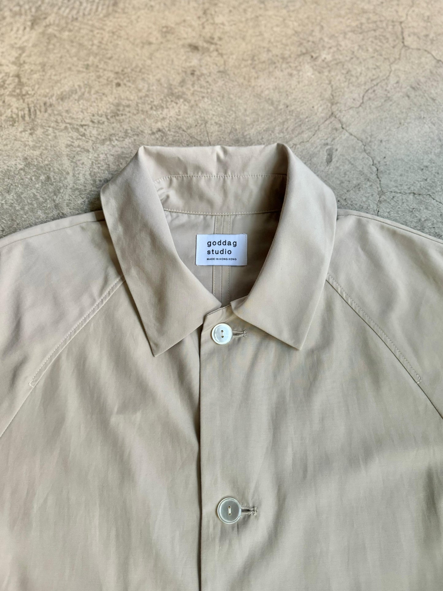 Beige long coat