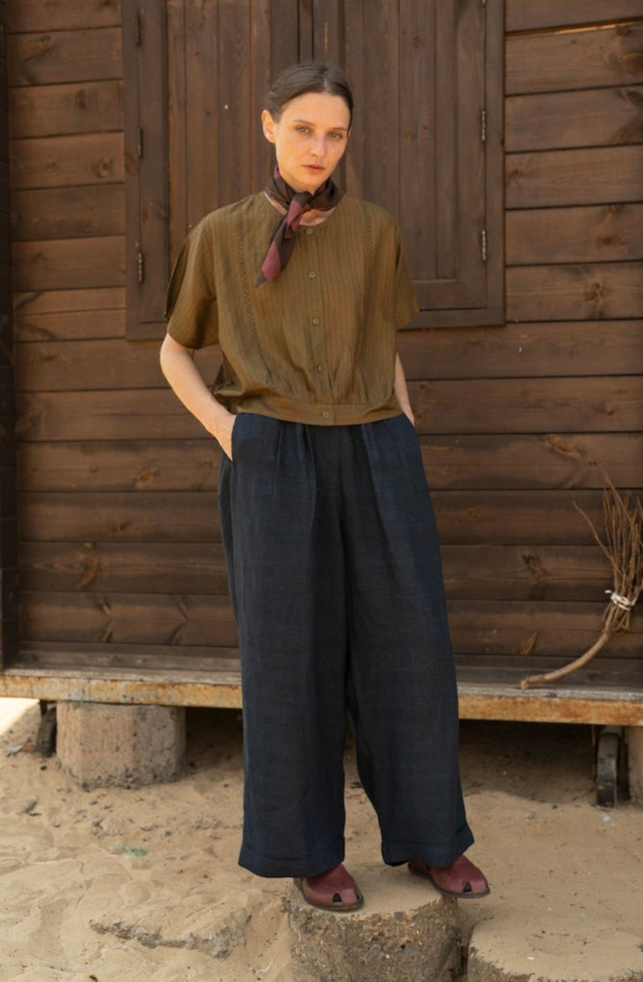 RB robin linen pants