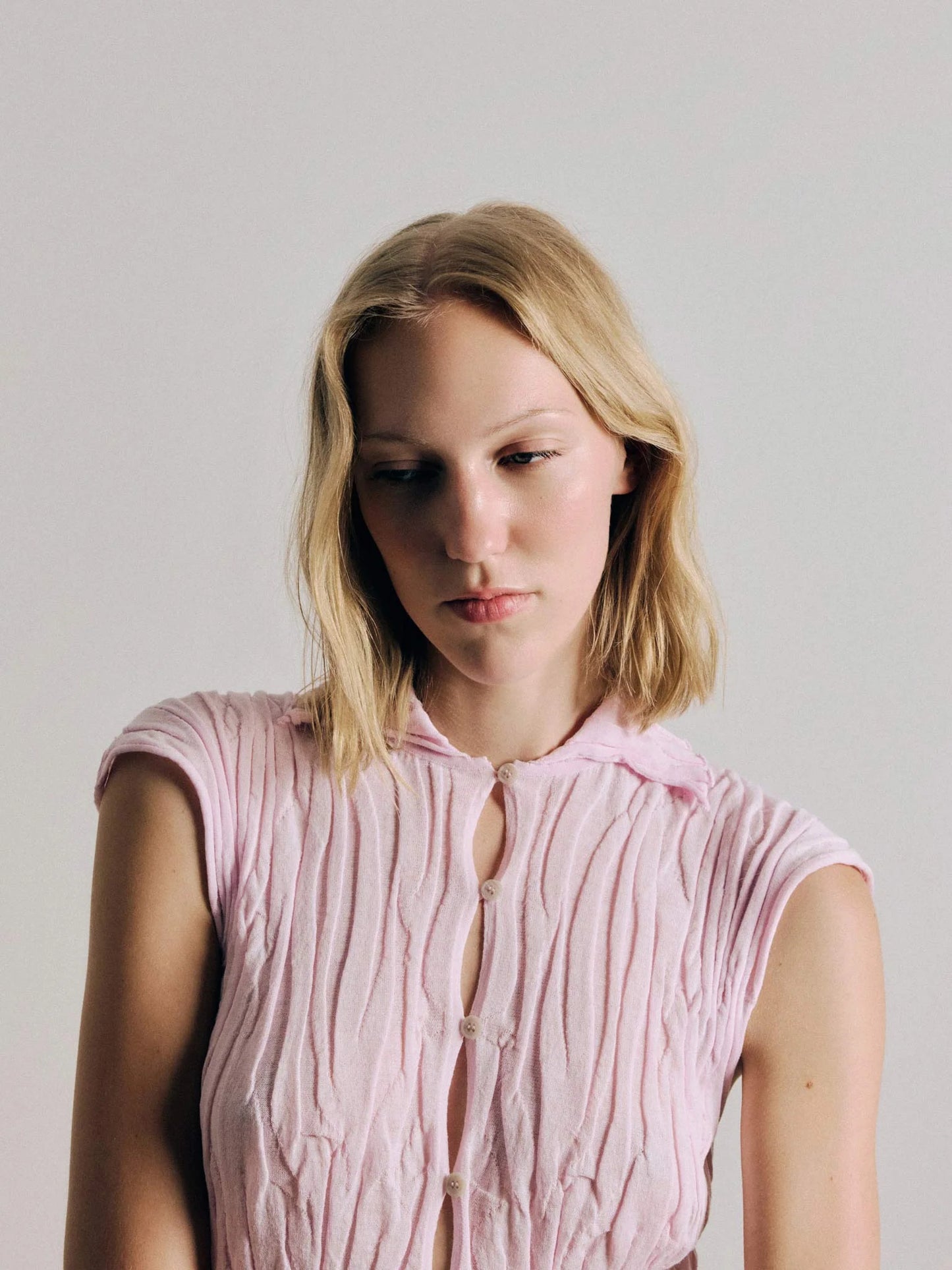 Honkai top - Pale Pink