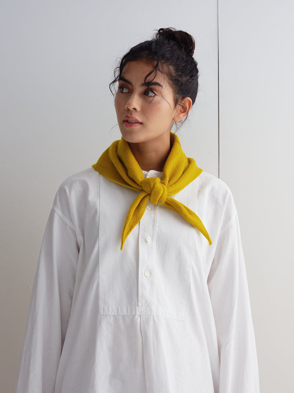 Jo Gordon Stripe Triangle Neckerchief (Turmeric)