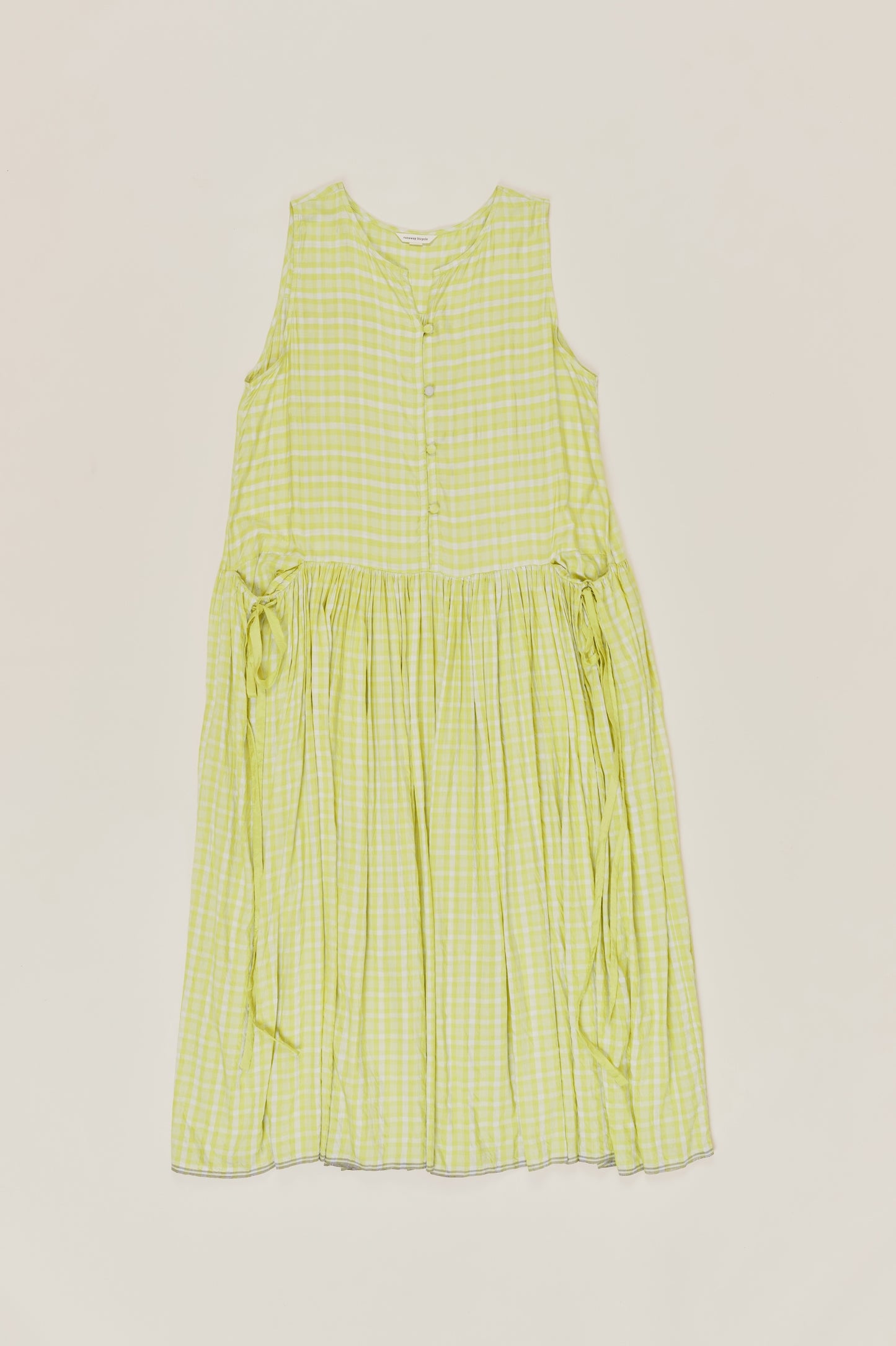 RB Poppy Lime checked dress