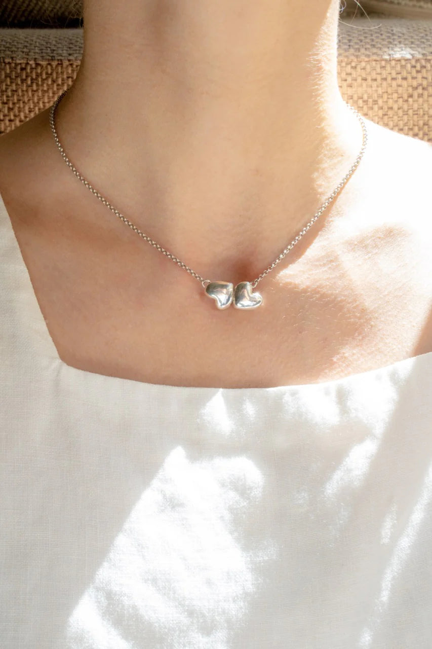 NECKLACE WANDA DOUBLE COEUR