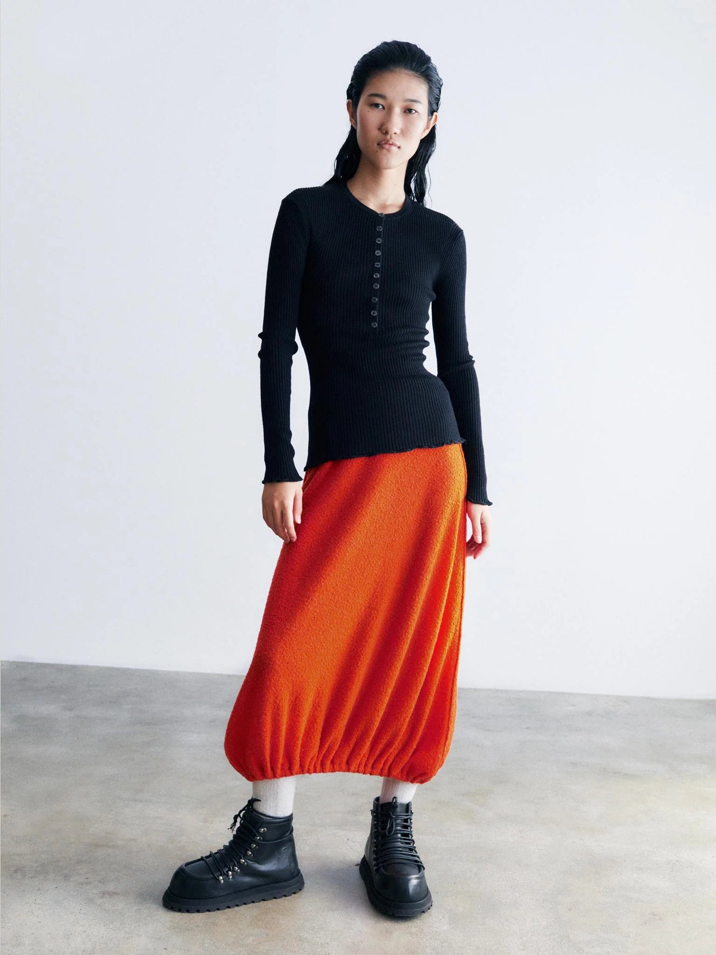 Camino sweater Ribbed fine sweater