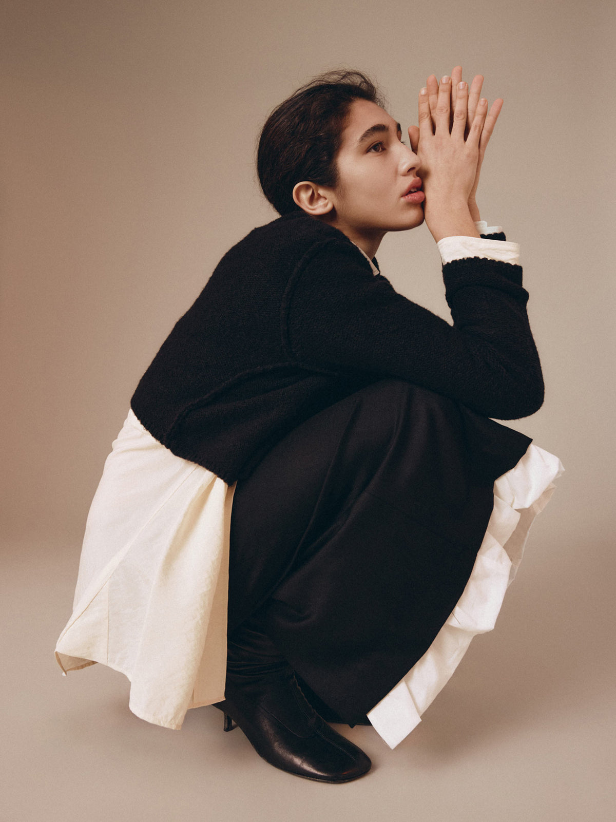Fureru sweater - Black