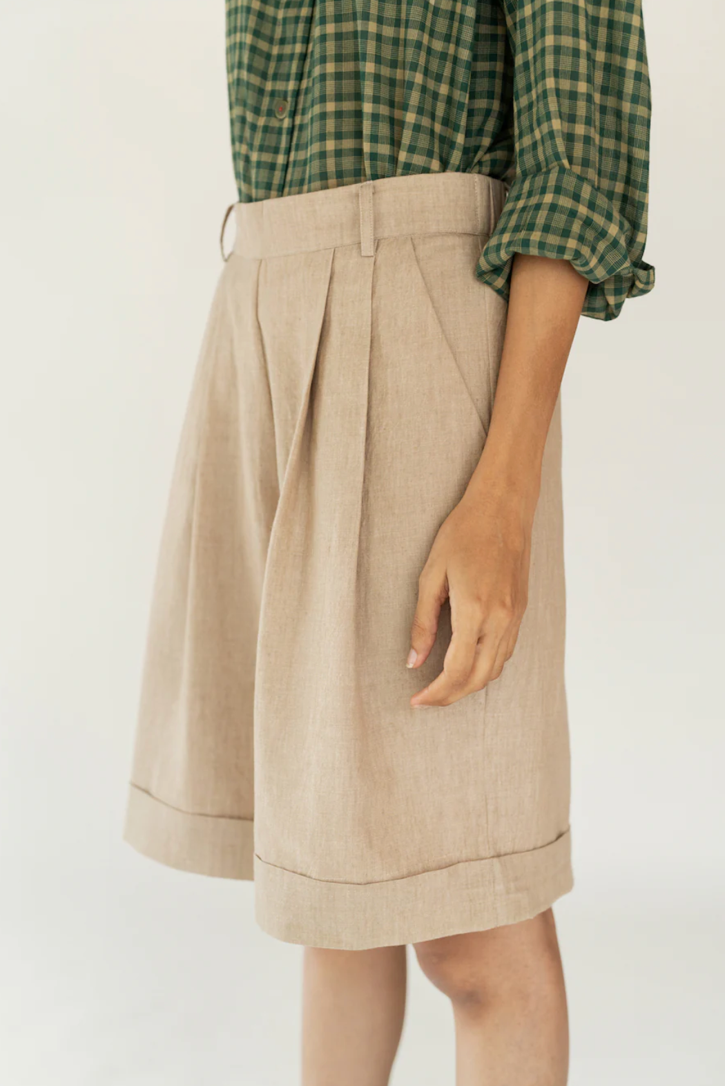 MARLEY shorts - BEIGE