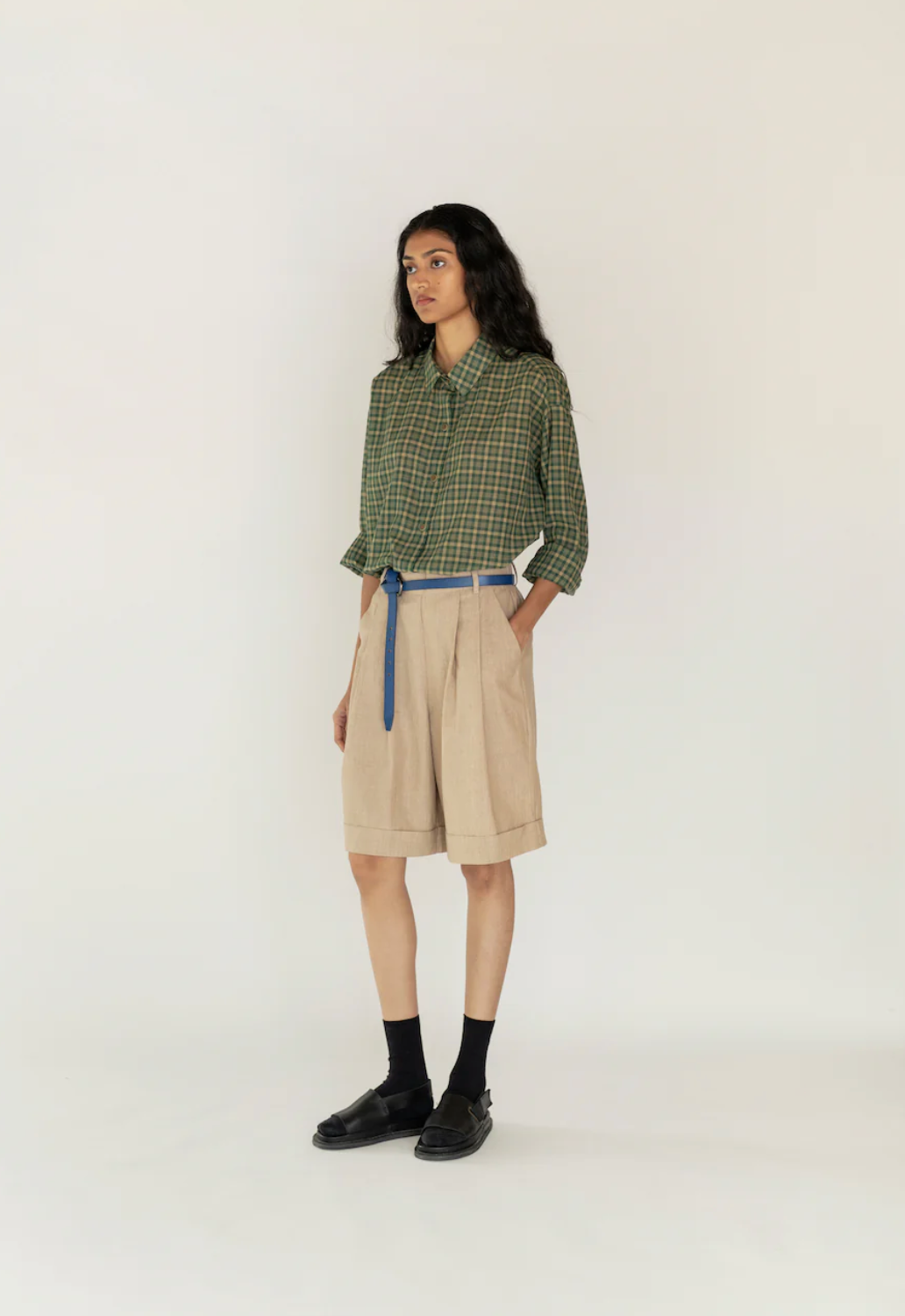 MARLEY shorts - BEIGE