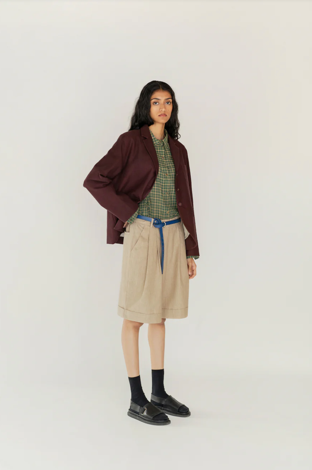 MARLEY shorts - BEIGE