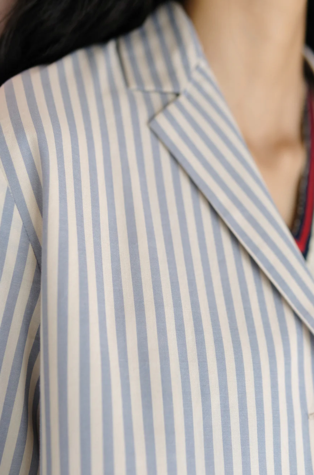 Bleu french striped jacket