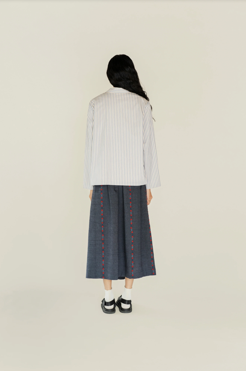 Bleu french striped jacket