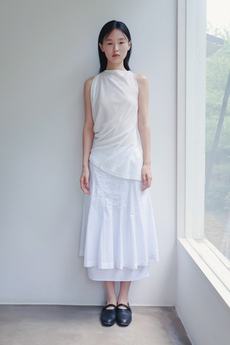 double layered skirt
