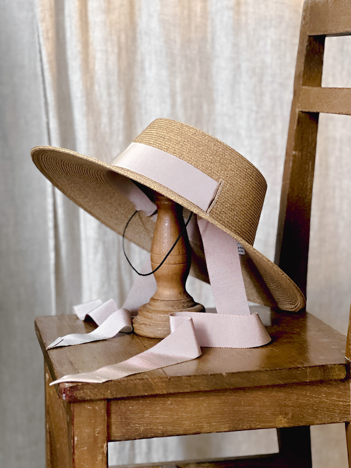 Augustine (Black ribbon + Nude ribbon)