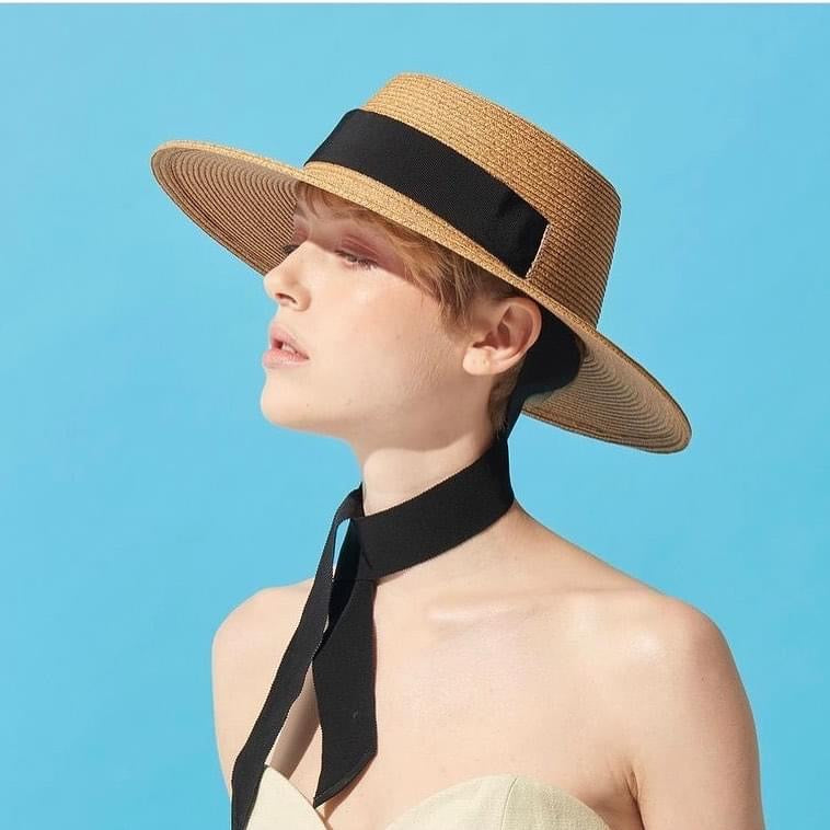 Augustine (Black ribbon + Nude ribbon)
