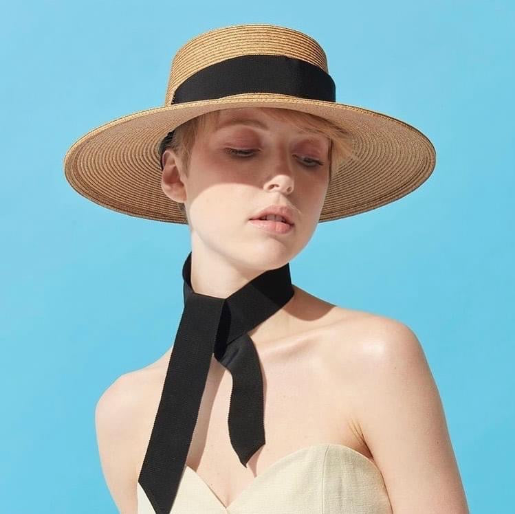 Augustine (Black ribbon + Nude ribbon)