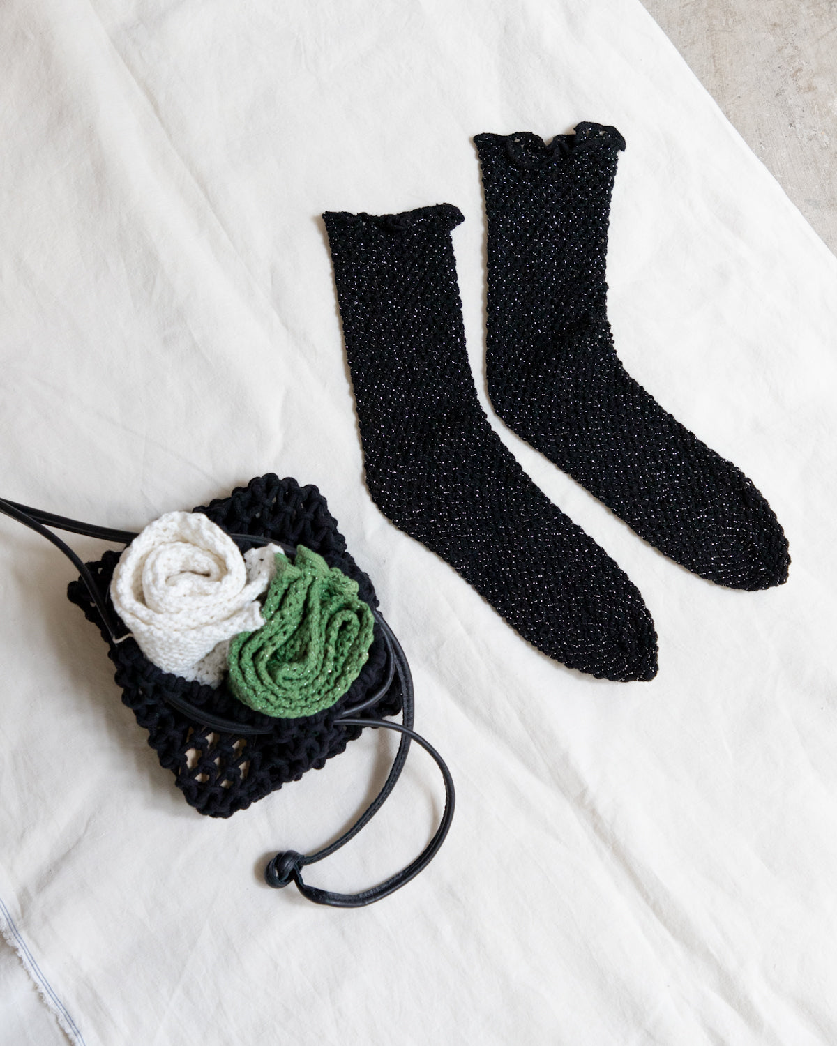 Antipast | Tape yarn socks