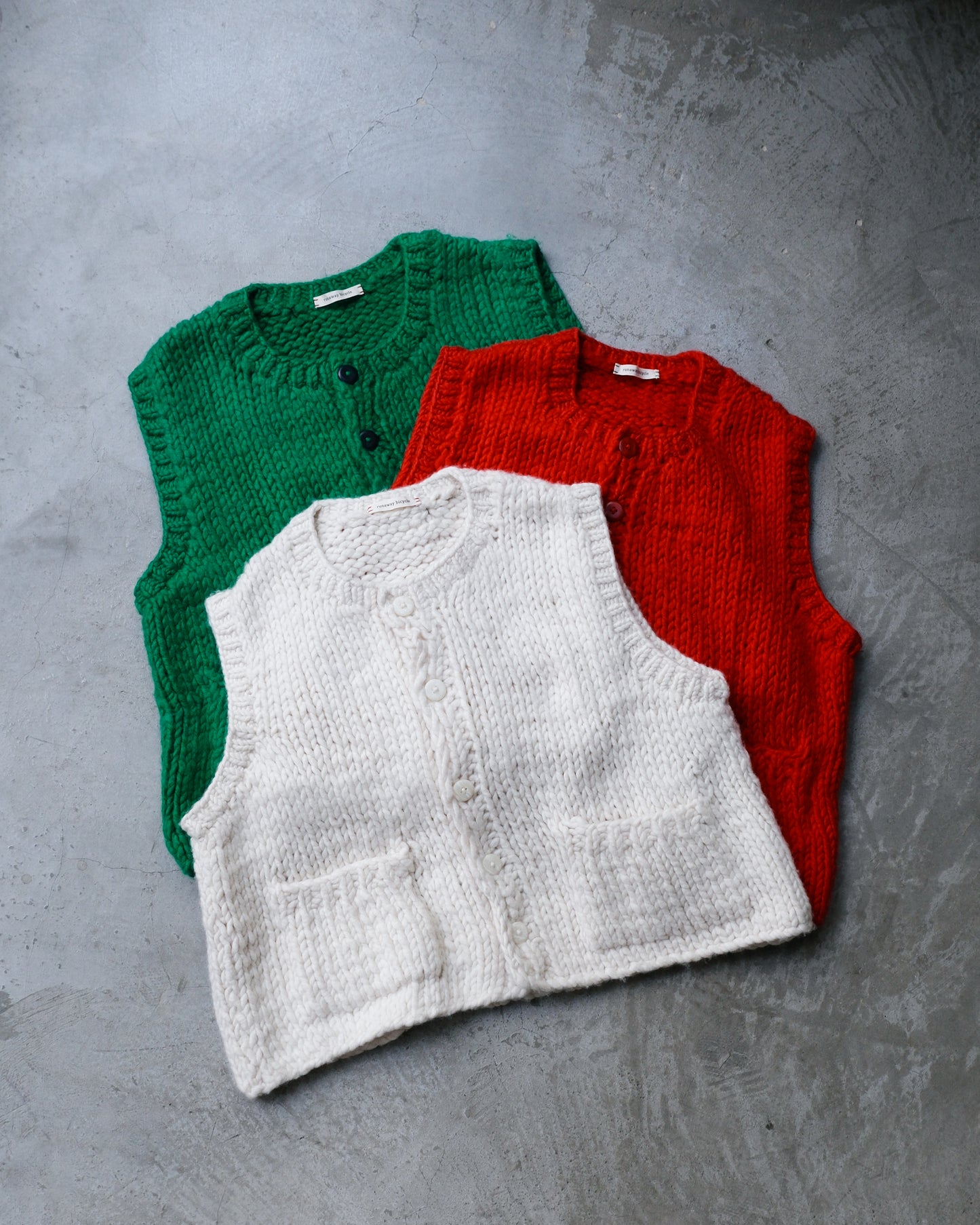 Bobby Ecru Wool Vest