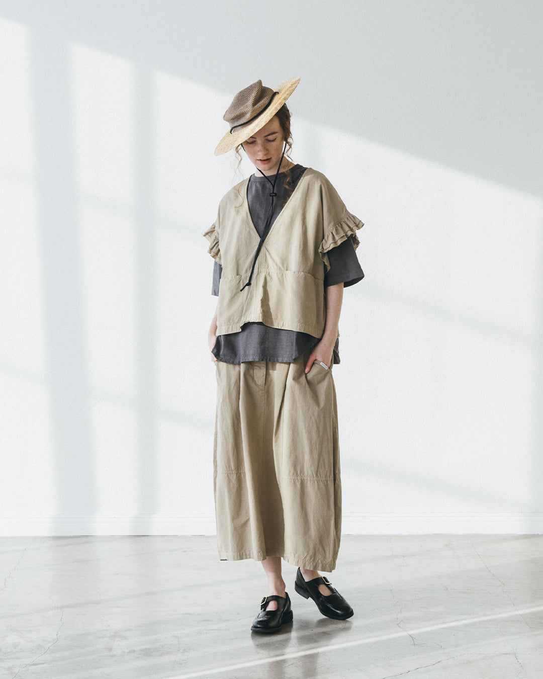 Dungaree V-Neck Vest