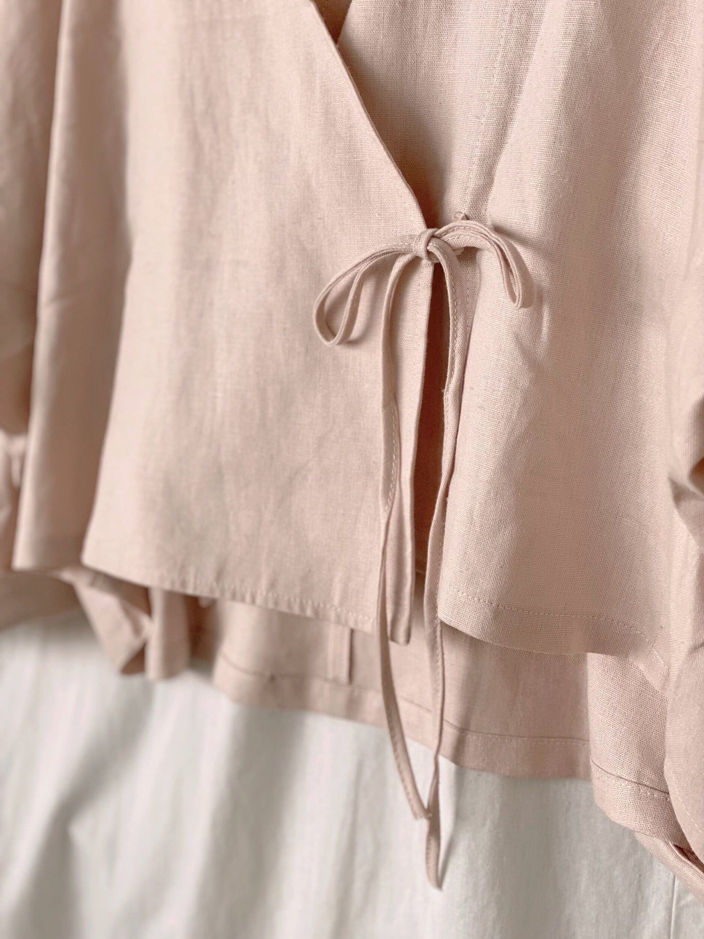 Linen Wrap Jacket