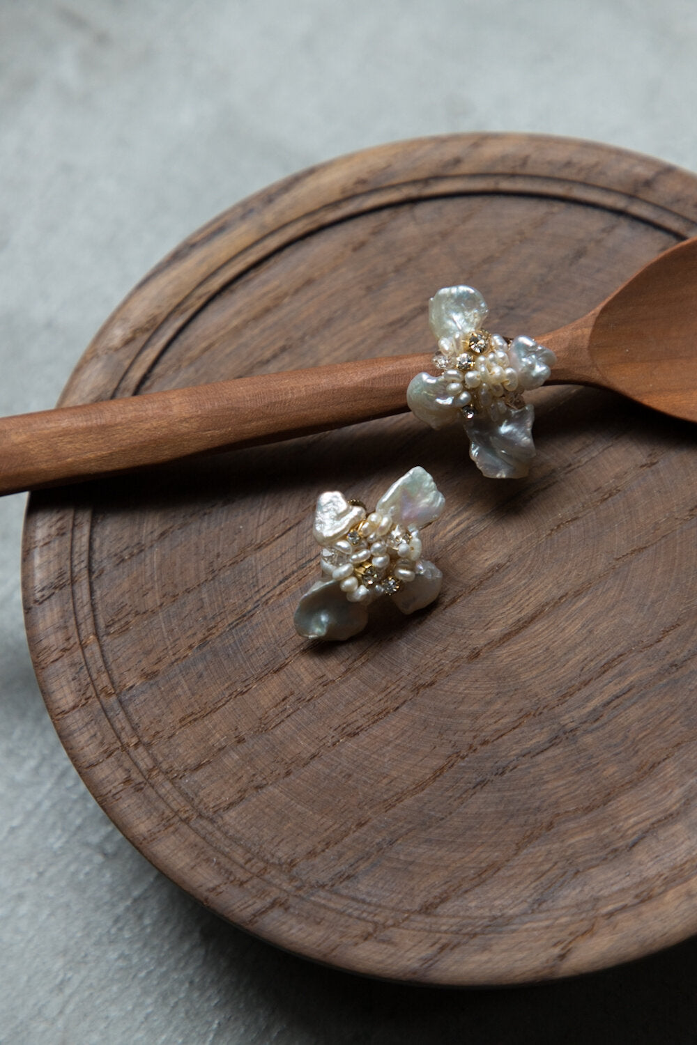 Pearl Flower Earrings