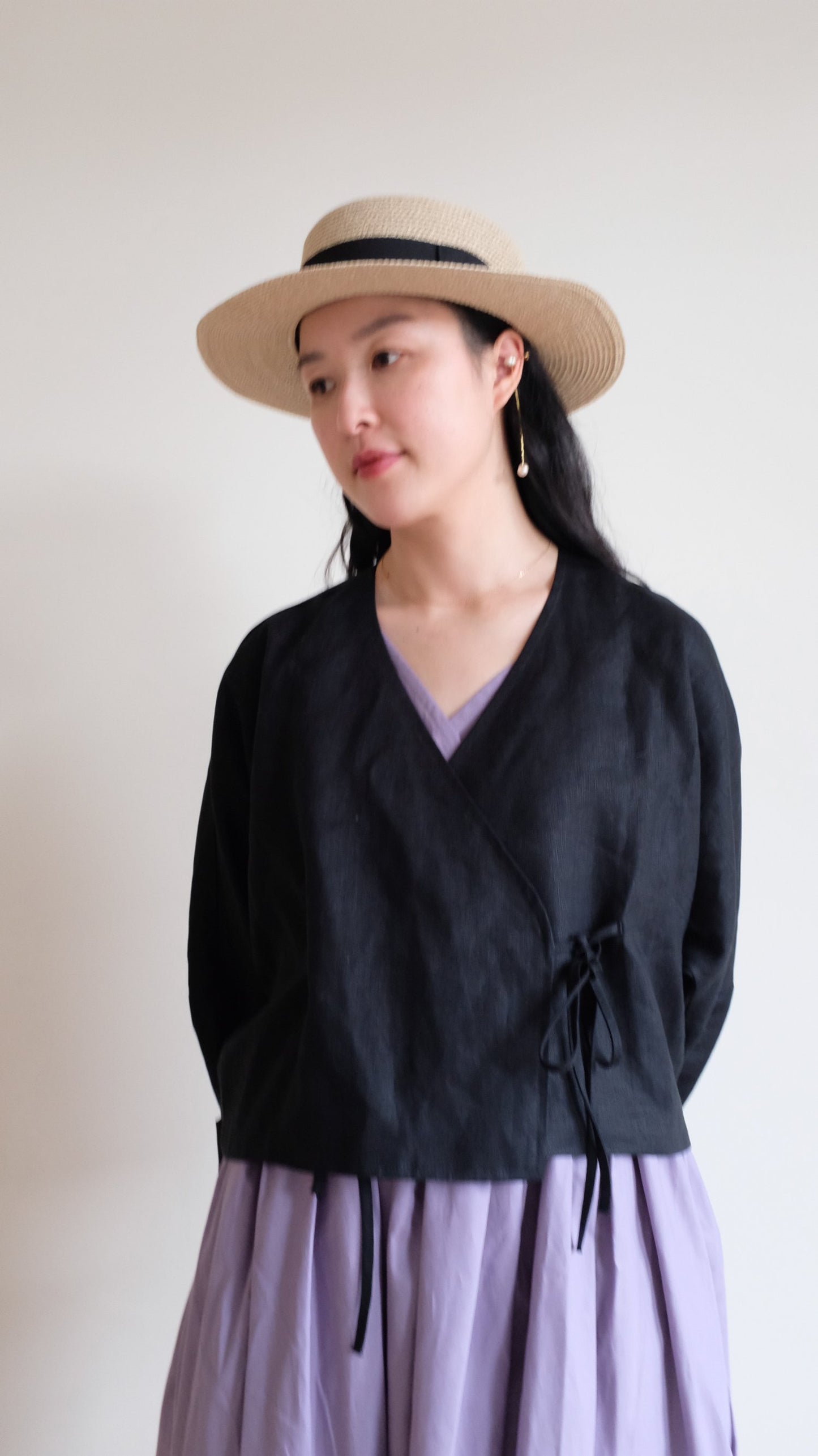 Linen Wrap Jacket