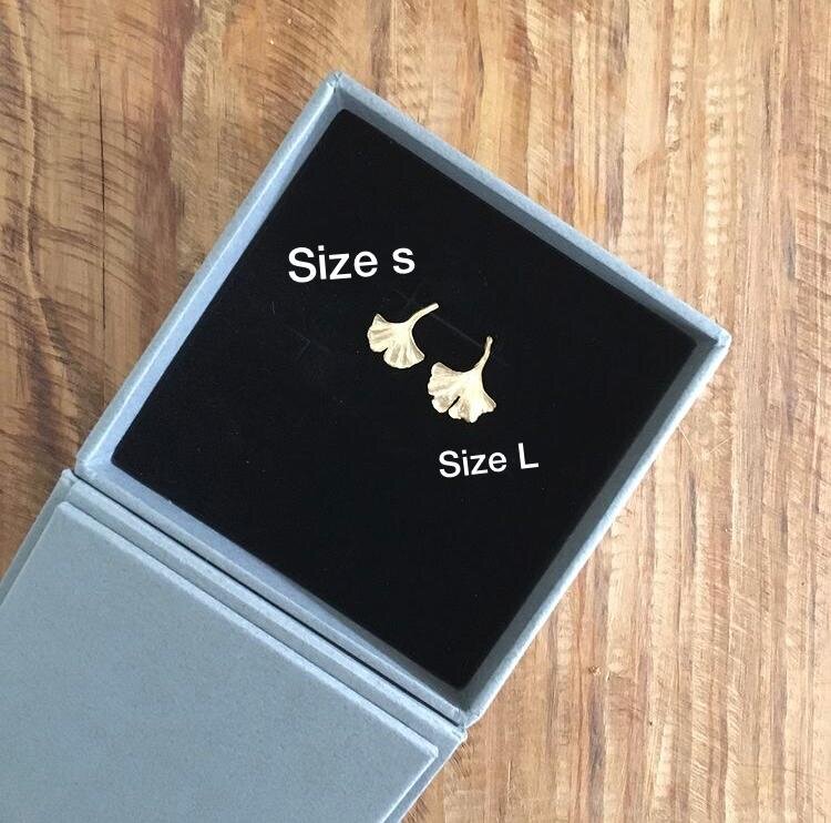 Ginkgo earrings