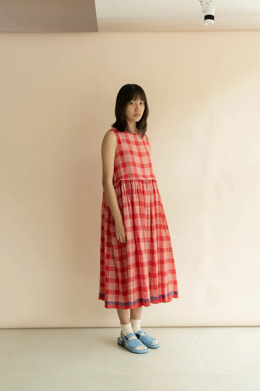 RB| Anna Red Check Dress