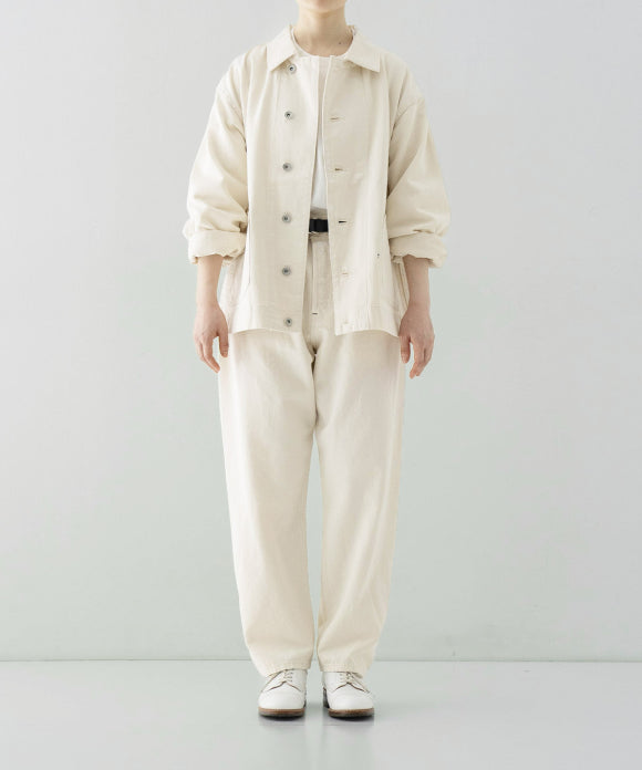 [UpcycleLino] × SKEWed CHINO Back Tuck Jacket