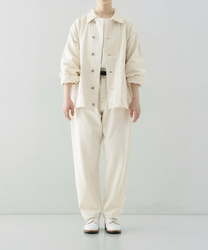 [UpcycleLino] × SKEWed CHINO Back Tuck Jacket
