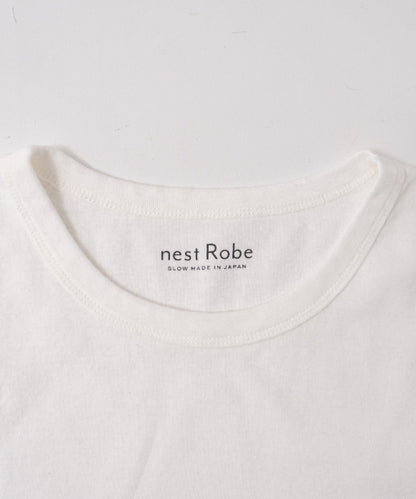 Raffy Cotton Rib Long Sleeve T Shirt - Off White