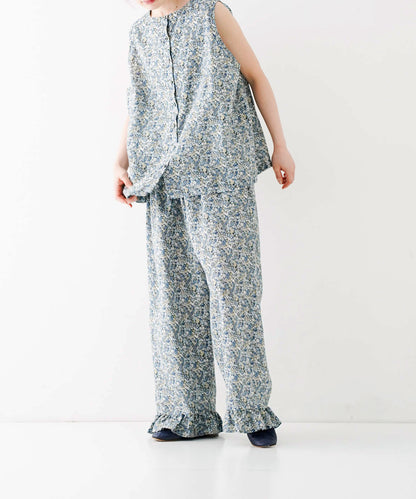Linen Liberty Floral Two-Way Sleeveless Blouse