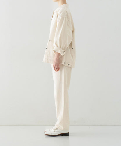 [UpcycleLino] × SKEWed CHINO Back Tuck Jacket