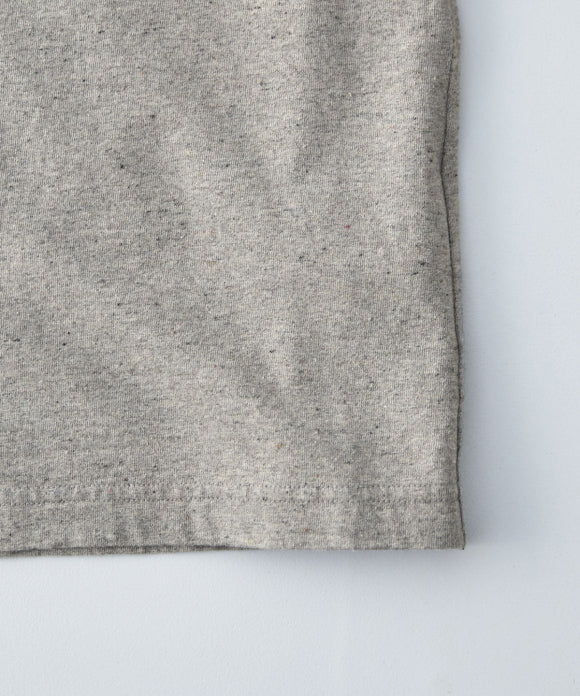 [UpcycleLino] BASIC Jersey Big Tee - Top Grey