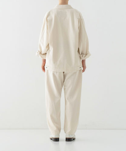 [UpcycleLino] × SKEWed CHINO Back Tuck Jacket