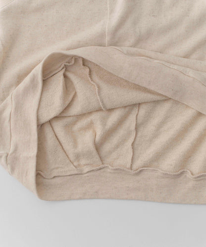 Cotton Linen Sleeveless Jersey - Ecru
