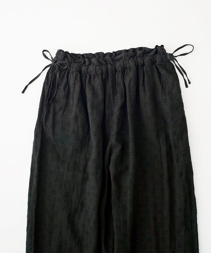 Linen Dot Jacquard Pants