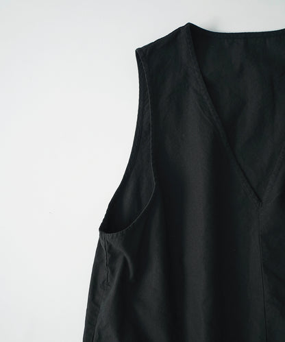 V-Neck Sleeveless Panel Dress