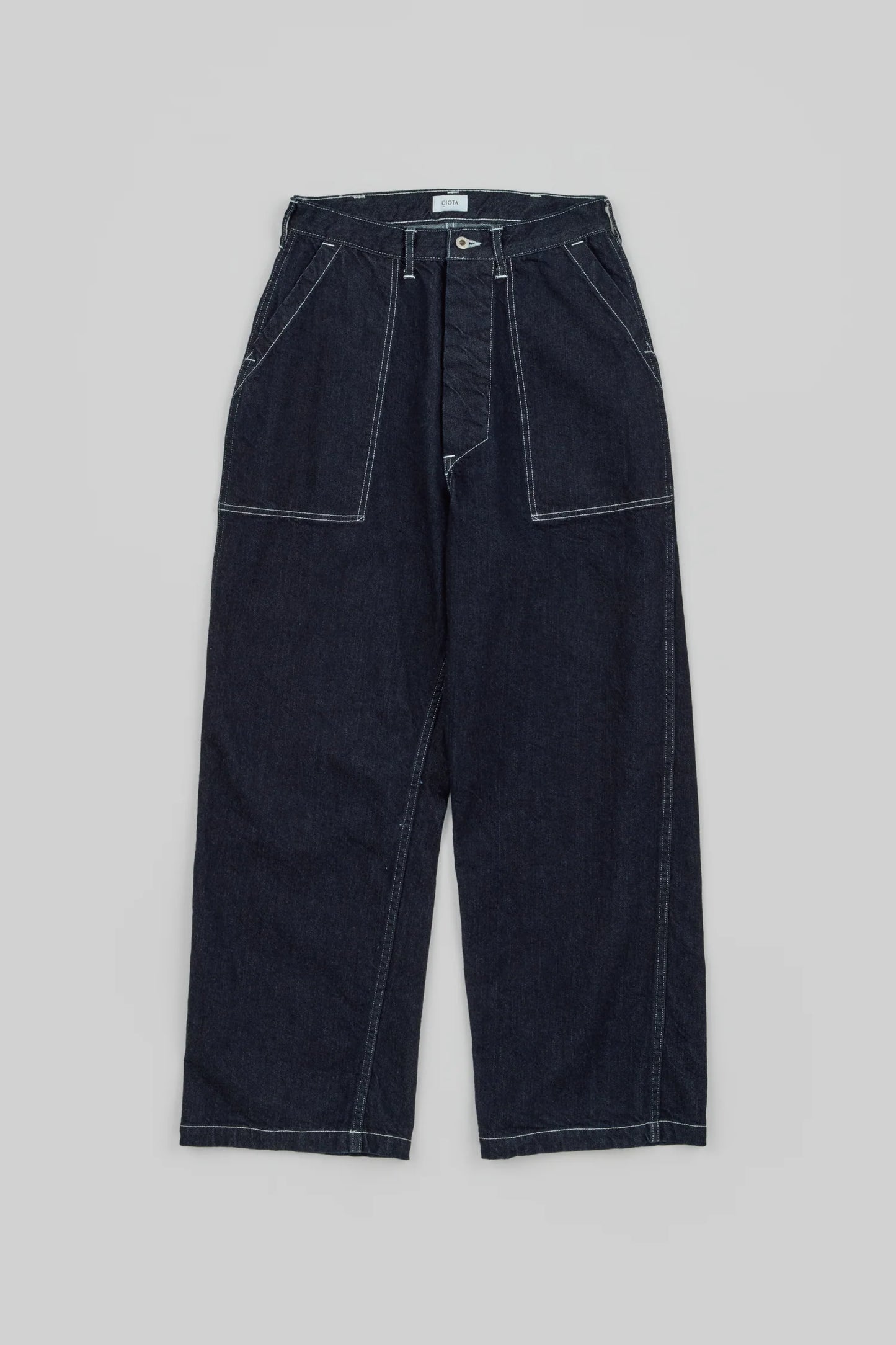 Denim baker pants (Dark Navy)