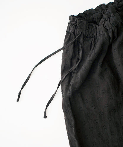 Linen Dot Jacquard Pants