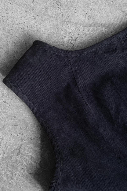 God Dag quilted corduroy dress