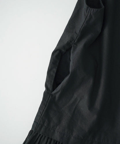 V-Neck Sleeveless Panel Dress