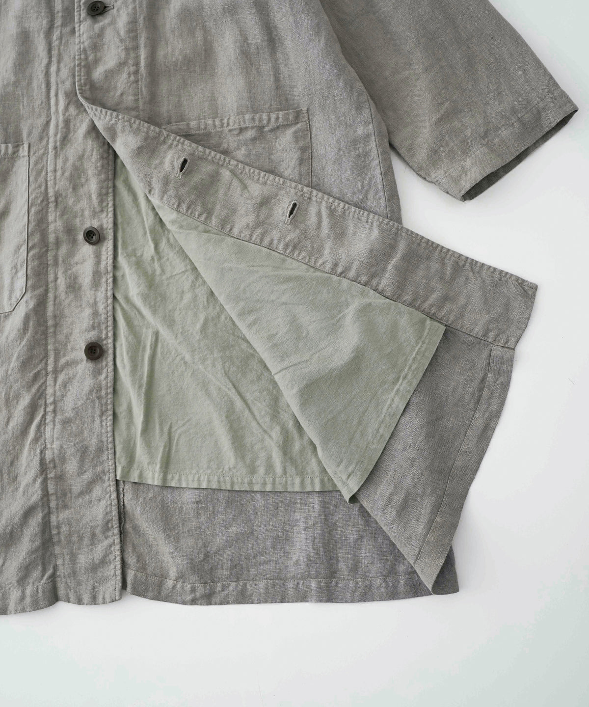 Light Linen Oxford Topcoat