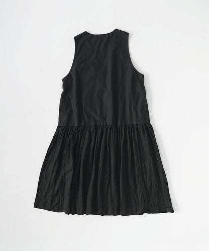 V-Neck Sleeveless Panel Dress