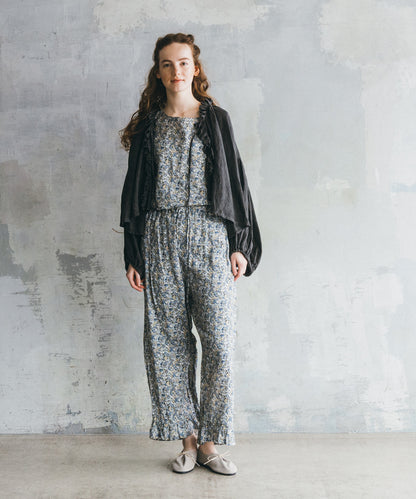 Linen Liberty Floral Frilled Pants