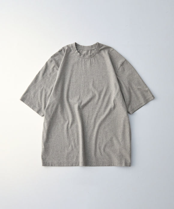 [UpcycleLino] BASIC Jersey Big Tee - Top Grey