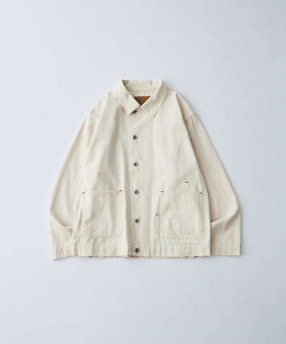 [UpcycleLino] × SKEWed CHINO Back Tuck Jacket